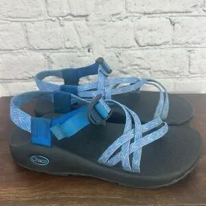 Chaco Shoes Chaco Womens Zx Classic Sandals 885 Braid Blue Vgc